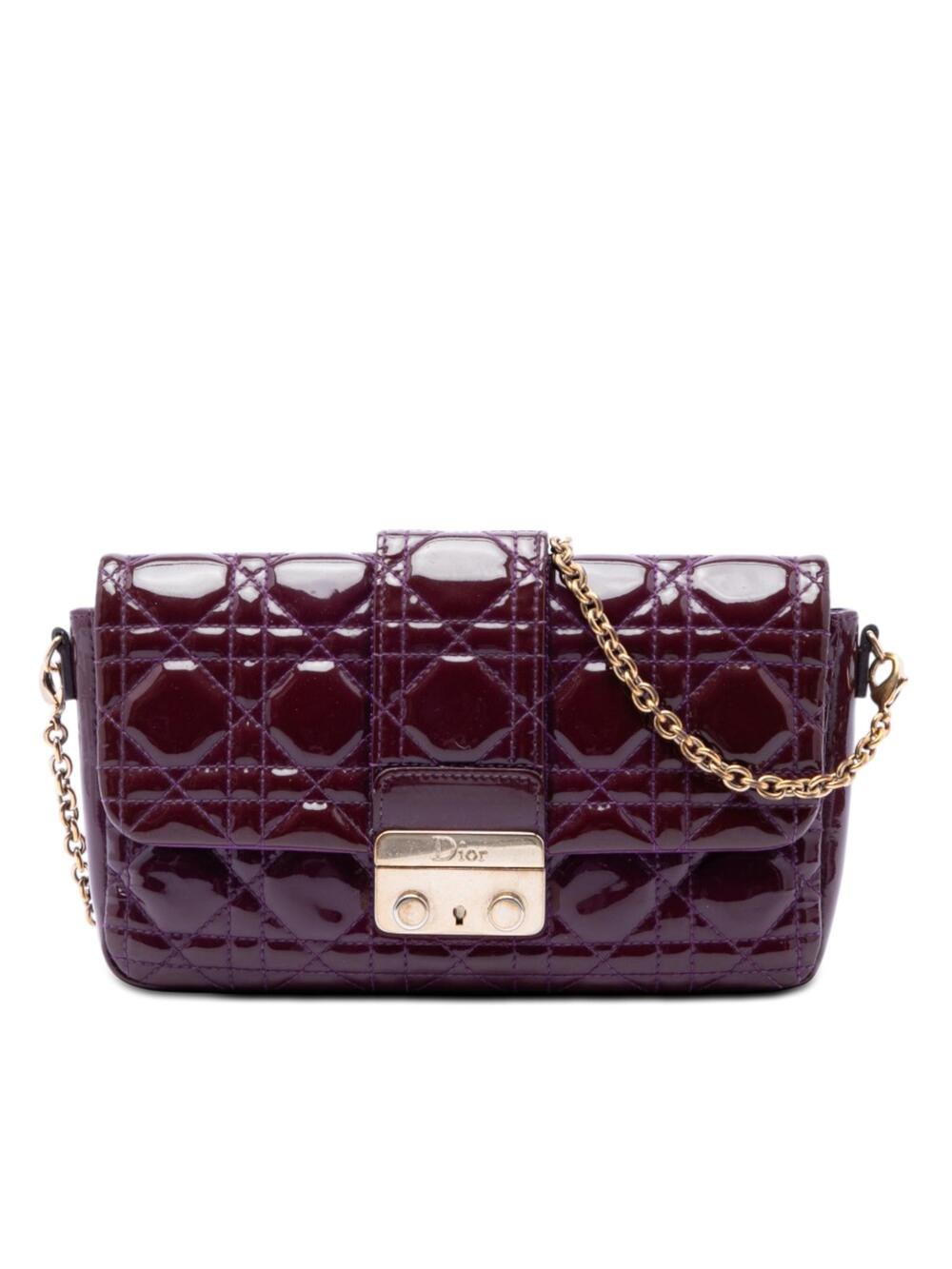 Dior Patent Cannage New Lock Pouch #319854D62B